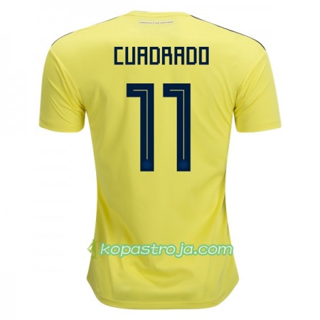 Billiga Fotbollströjor Colombia Cuadrado 11 VM 2018 Hemma tröja